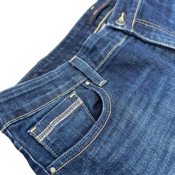 Levis Mid Rise Skinny Jeans Dark Wash Size 16M 99% Cotton Pants Fit Snug 14 - Picture 6 of 11